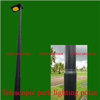 Telescopic lighting poles/swaged light columns