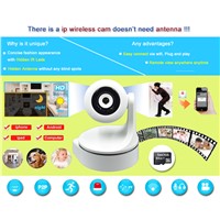 Plug and Play 720P wifi IP P/T camera, smart home security wireless IP camera baby monitor