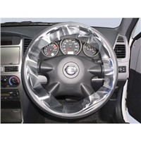 High quality PE plastic steering wheel cover transparent with print for wholesale