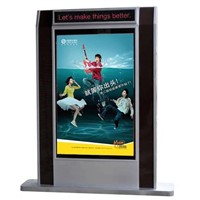 scrolling light box with metal (HS-LB-004)