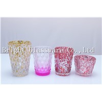 Colored Mercury Glass Votives Candle Holder For Home Decoration