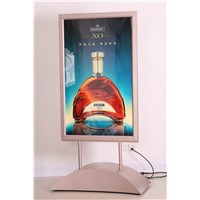 slim Light box with stainless steel