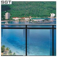 low iron tempered laminated glass fence