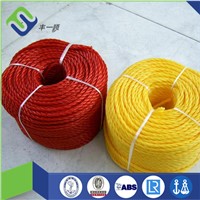 3 strands colorful polyethylene rope made in China