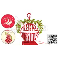3D POP UP CHRISTMAS CARD HANDMADE CARD