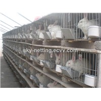 Electro galvanized wire steel pet rabbit cage