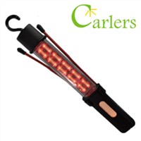 Red Light LED Signage Lighting with Integral Battery and Flexible Bipod