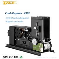 (TTCE-k100) Card dispenser support magnetic/chip/rfid card reader for kiosk