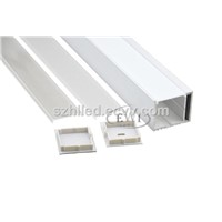 High power anodizedled aluminum profile light bar for strip lights