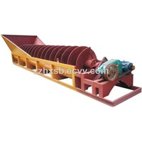 Spiral sand washing machine with sand recovery system