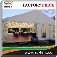 luxury Wedding ceremony tents for events with lining and floor system for sale
