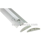 Anodizing flat aluminium profile for led cabinet or wardrobe lighting strips