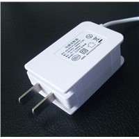 Wall plug power adapter for US market