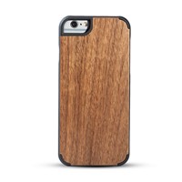 wood phone case solid phone protective cord back high quaility Iphone6/6P Walnut