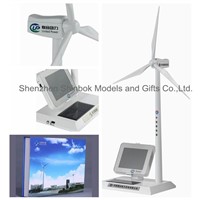 Diecast Solar Windmill with Media Player