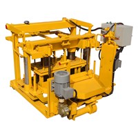 Germany technology block machine QT40-3A widly used mobile hollow block making machine price