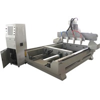 zhongke 4axis cnc router for woodworking cnc router