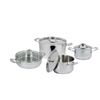 Better Chef - 8-Piece Cookware Set - Stainless-Steel 91589563M