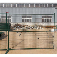 Canada galvanized then powder coated removable 6x10 temporary fence