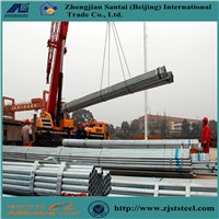 Steel Structure Building Fence Post Galvanized Steel Pipe
