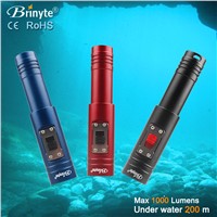 Drinyte Div12 Multicolor Side Magnetic Switch Diving Torch