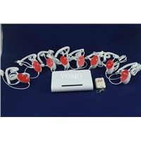 Multi-pors Security Cell Phone Display Holder with Alarm Feature,Multiple ports security alarm