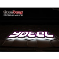 multi-colour chainstore molding hanging acrylic led letter signs