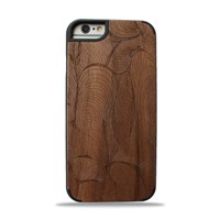 wood phone case solid phone protective cord back high quaility Iphone6/6P Peacock