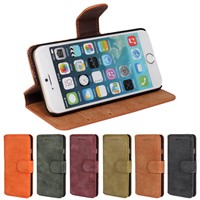 Premium leather pu case for iphone 6 6s cover wallet