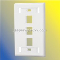 F connector 3 ports face plate---Model No.: 15BF002-3