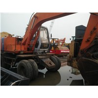 HITACHI EX100WD-2 wheel excavator