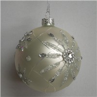 Christmas Day Glass Ball Hanging Glass Globe Home Decoration Christmas Day Friend Gift