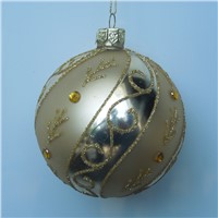 Christmas Day Glass Balls Home Decoration Handmade Painting Glass Globe