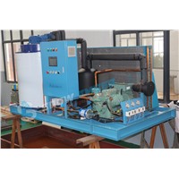 Commericial 5000KG Flake Ice Machine Refrigerant Machine for Fishing