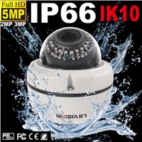 LS Vision 2MP 1920*1080 Motorized Lens 20M IR Night Vision Vandalproof Dome IP Camera