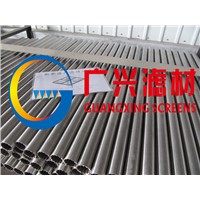 continuous slotted wedge wire well screen ID219mm colllapse 50bar