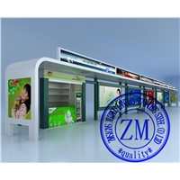 Bus Shelter with LED Display