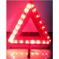 High quality red LED car warning triangle with China factory