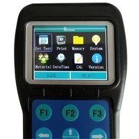 portable hardness tester with color display