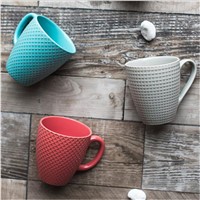 Anaglyph Hand-painted Ceramic Coffee Cups