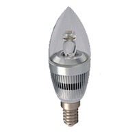 1W E14 Lampholder 3000-6000k Aluminum Body LED Candle Bulb