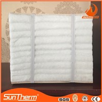 Bio-soluble ceramic fiber module with high heat resistance