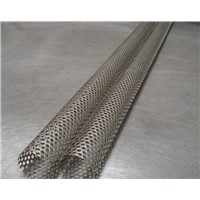 Perforated stainless steel filter tube
