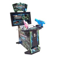 Simulator Shooting Video Game Machine with 3 games together