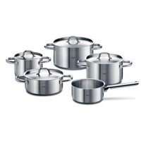 Fissler Family Line Set Fryin & Cooking Pot Casserole Stainless Steel 5PCs (Fs-005)