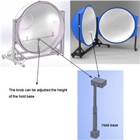 IS-MA0.3m-3.0m ball testing led integrating sphere for tube test flux