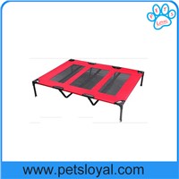 Manufacturer wholesale steel frame elevated dog beds for large dogs