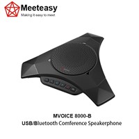 Meeteasy MVOICE-8000-B Bluetooth conference speakerphone microphone speaker