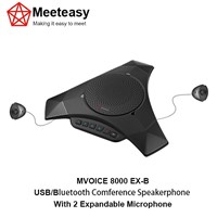 Meeteasy MVOICE 8000 EX-B Bluetooth conference speakerphone microphone speaker