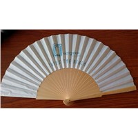 Attractive Spanish Promotion Wood Fan with Logo